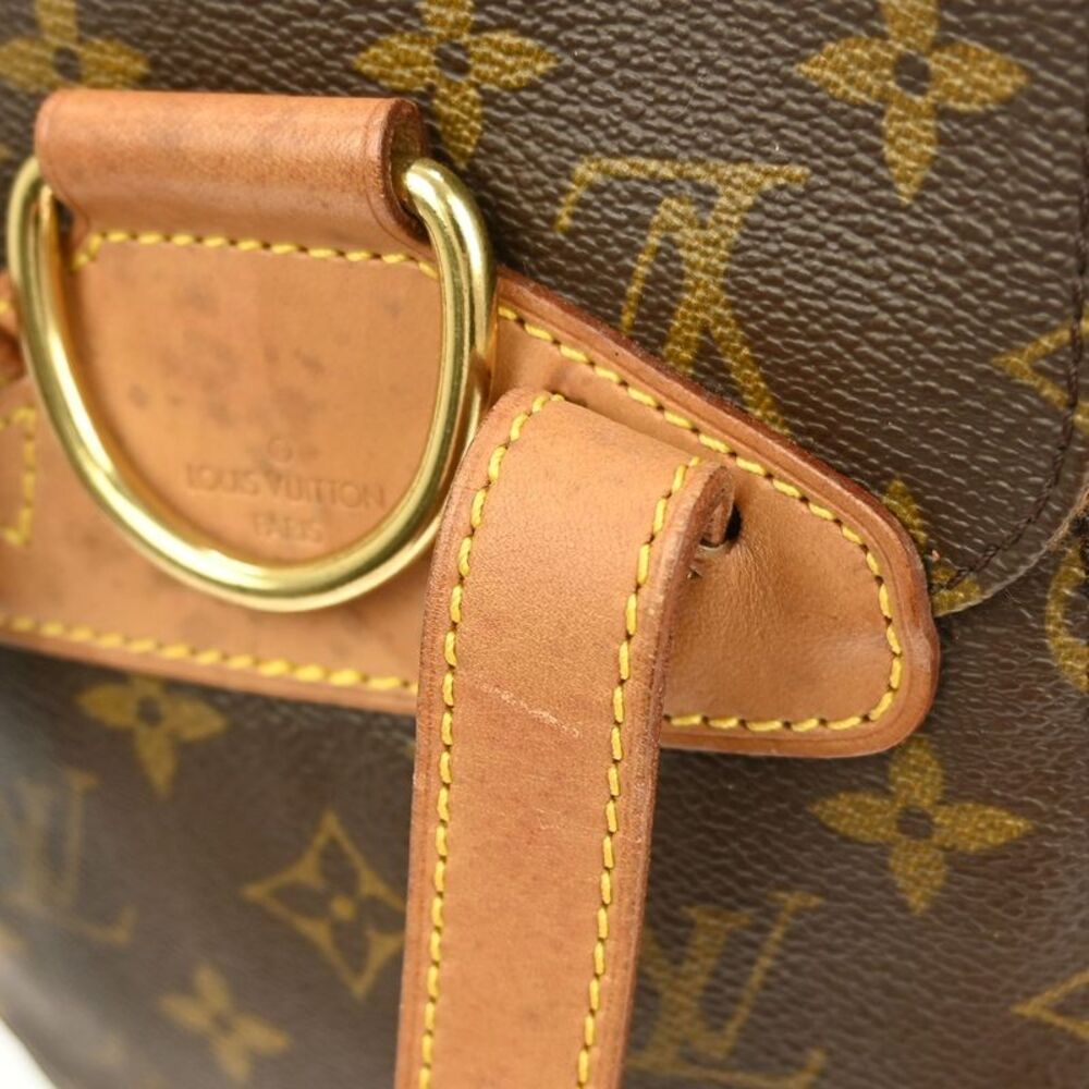 Louis Vuitton Montsouris Backpack Monogram Canvas Brown Canvas Backpack Bag - Picture 11 of 16